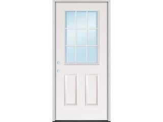 9 Lite Fiberglass Door Unit