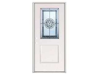 Fiberglass Door Unit Texas Star Half