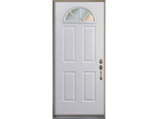 Fiberglass Door Unit Fan Lite